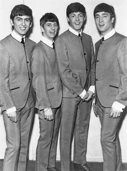 The Beatles in 1963 John Lennon, Paul McCartney, George Harrison and Ringo Starr in 1963.
